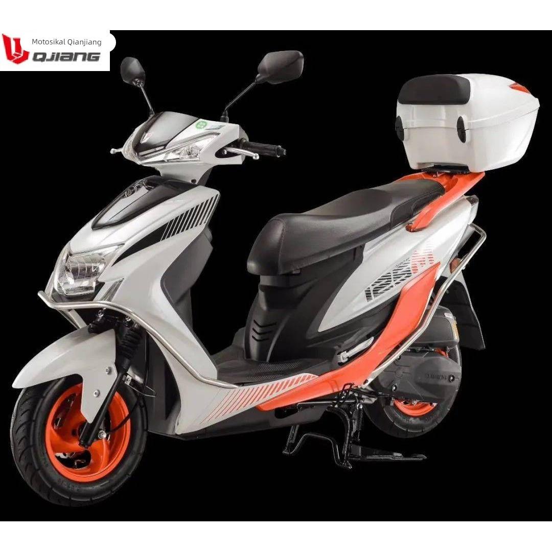 钱江踏板车新动悦QJ125T-8F外壳前大罩围板鱼嘴前左右边条R3外壳