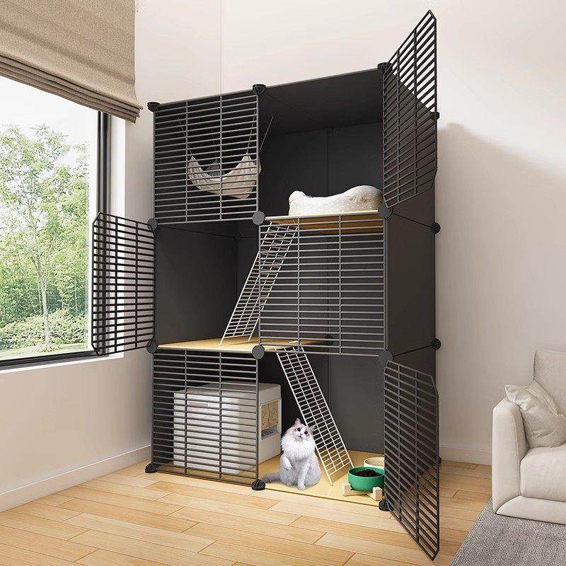 猫笼子家用室内猫窝豪华笼子猫别墅带厕所一体猫屋舍超大自由空间,宠物/宠物食品及用品,猫笼子/猫别墅,淘宝优惠券,粉丝福利购,淘宝优惠卷
