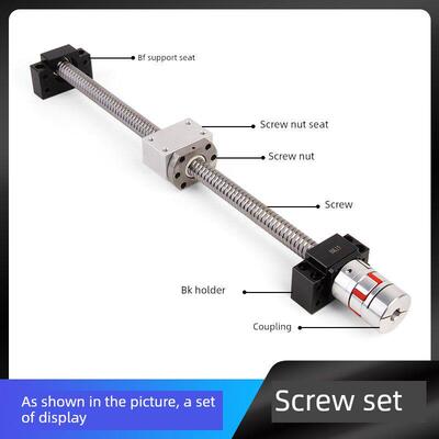 高精度滚珠丝杠紧定螺钉螺母支撑座导轨Sfu1605 2005 2505 3205