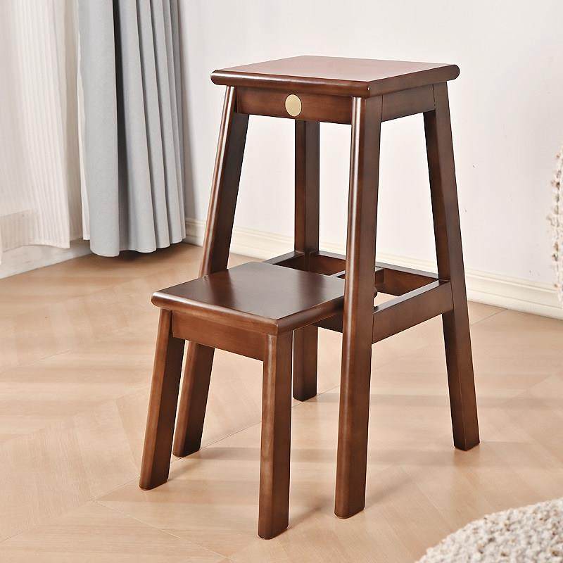 实木梯凳家用折叠梯人字梯加厚椅凳两用多功能登高梯小梯子置物架