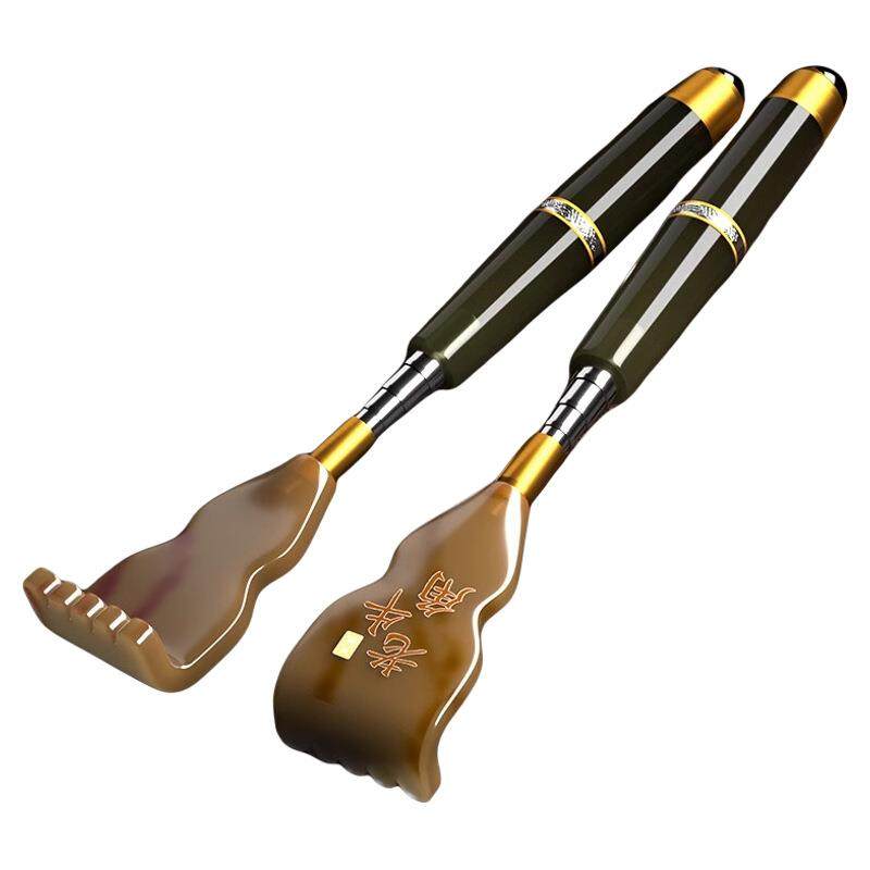 老牛角痒痒挠伸缩装饰抓痒器抓背神器背部耙子后背实用多功能按摩