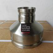 小头减小直通对接接头水管卡箍变径直通式 304不锈钢槽式 大 薄壁