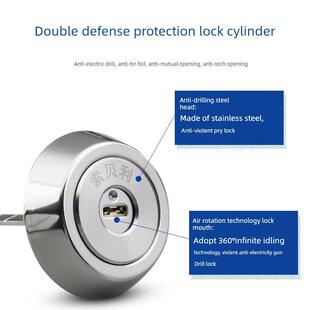 索贝利防盗门锁芯超C级空转家用老式锁外装门锁木门铁门大门锁芯