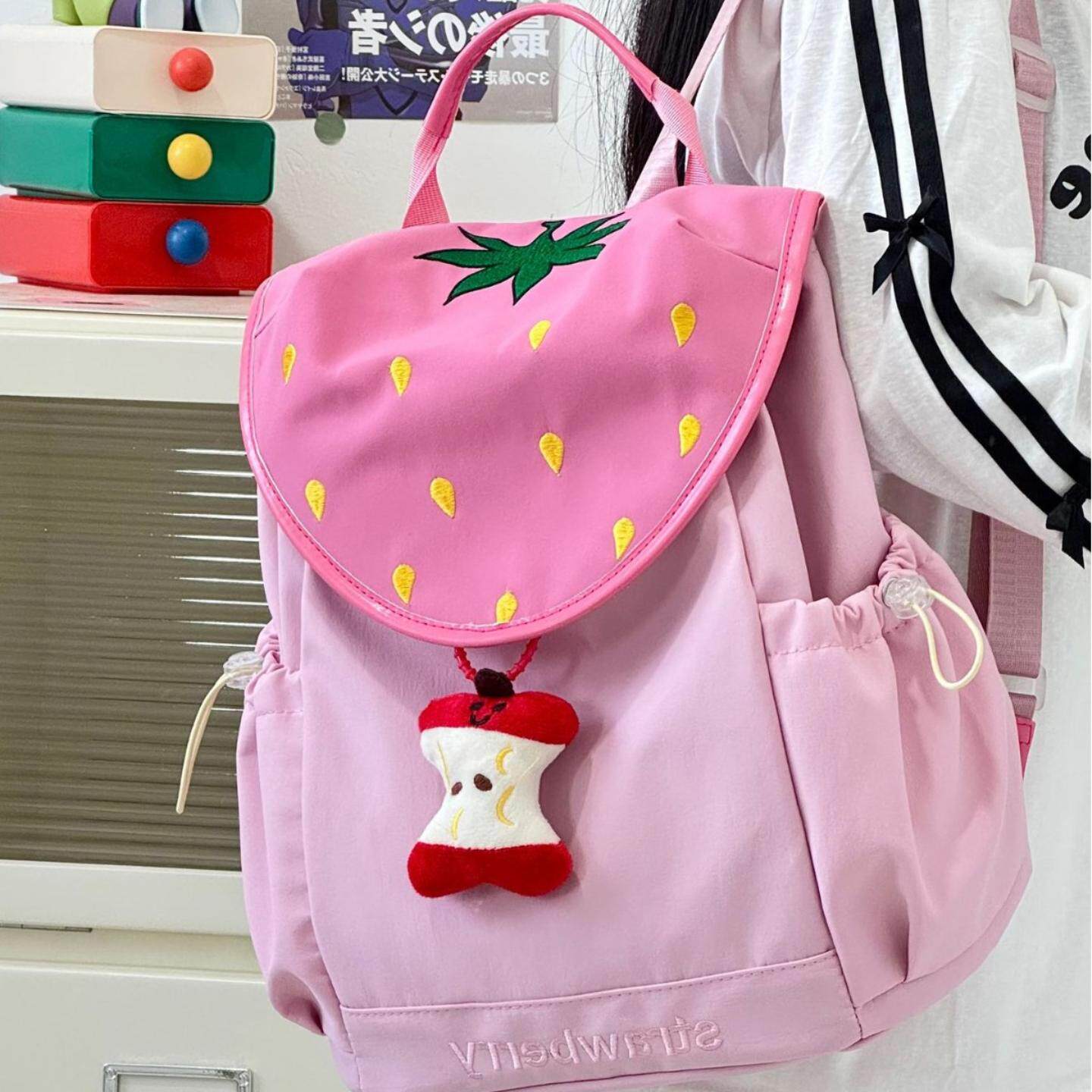 2025年夏季新款时尚休闲百搭通勤包包可爱多功能大容量双肩包