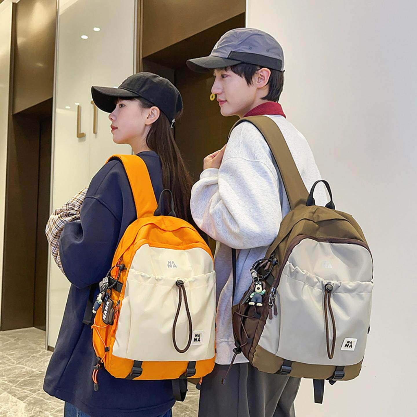 户外旅行轻便背包男女情侣款2025新款大容量初高中生大学生双肩包