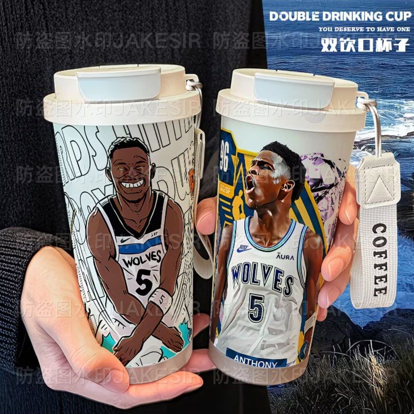 NBA爱德华兹联名保温杯|不锈钢