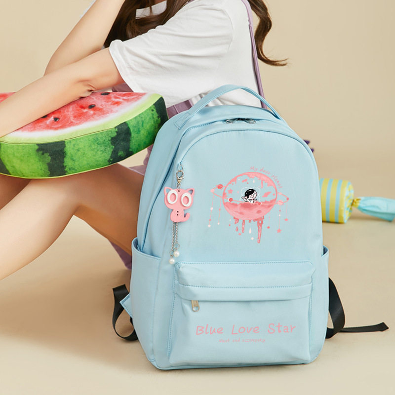 爱情星球手办周边周边书包女学生双肩包可爱卡通动漫二次元背包包