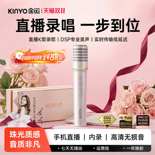 歌手级专业直播K歌麦声卡话筒麦
