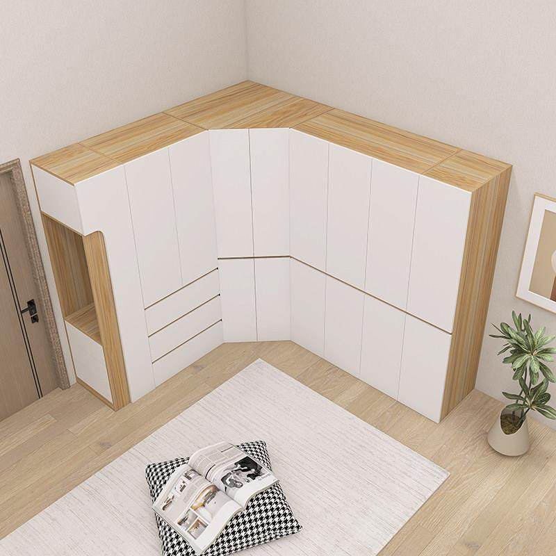 l型衣帽间柜子组合定制现代简约全挂90度钻石型转角衣柜家用卧室,住宅家具,自由组合衣柜,淘宝优惠券,粉丝福利购,淘宝优惠卷