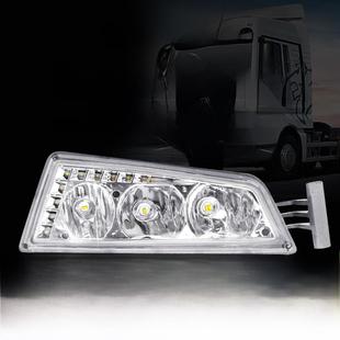 适用于重型汽车山德卡Led前雾灯G7改装防雾灯C7H超亮组合灯雾灯总