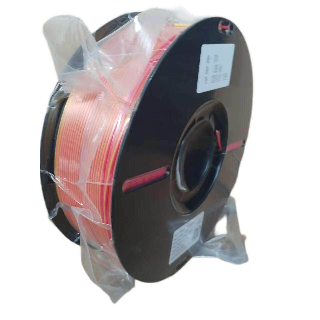 3d打印机耗材 丝绸PLA双色 D系列 1.75mm 线材 1.2kg 可放AMS