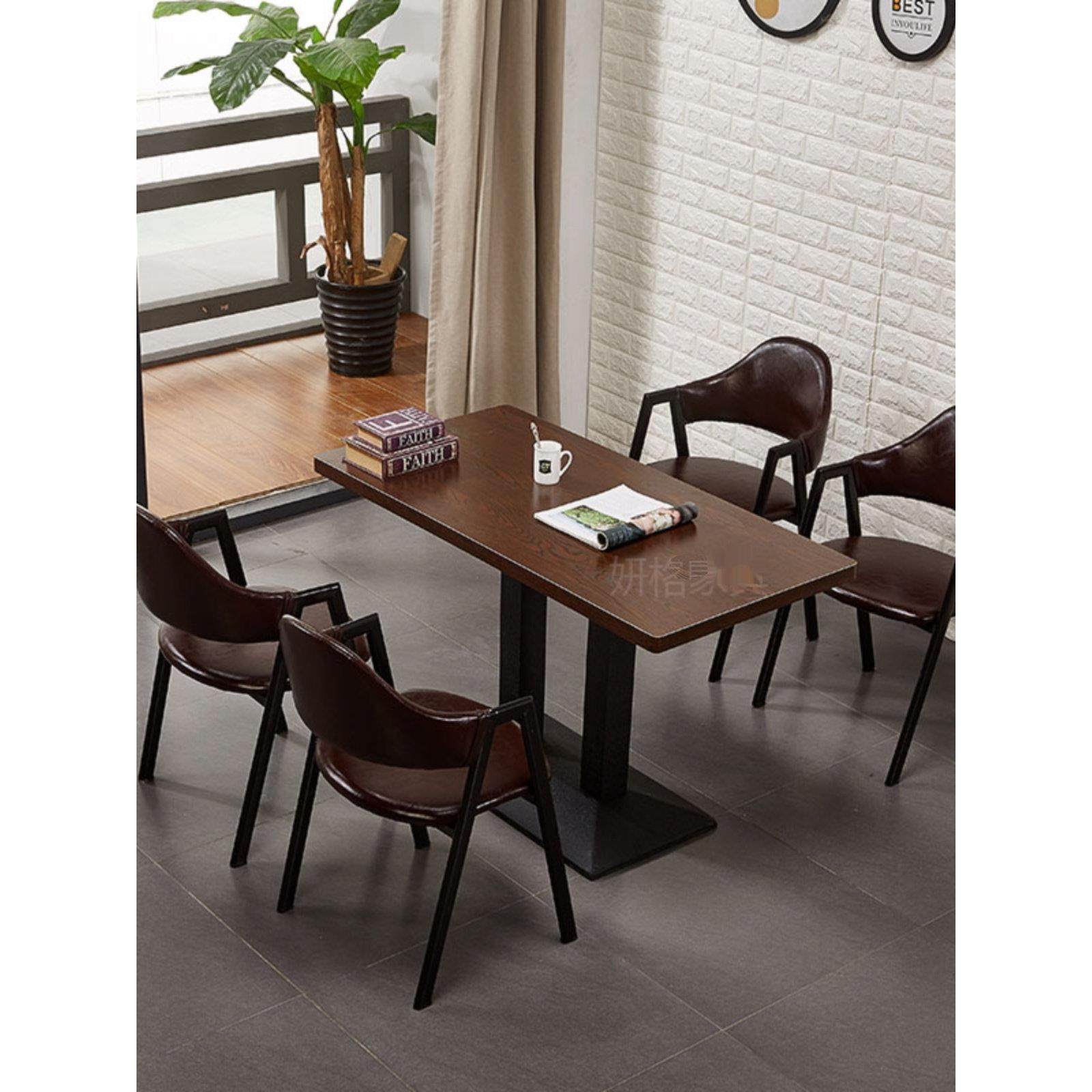 铁艺靠背椅 简约咖啡茶西餐厅甜品奶茶蛋糕快餐小吃店桌椅组合,商业/办公家具,商用餐椅,淘宝优惠券,粉丝福利购,淘宝优惠卷