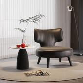 北欧单人沙发椅洽谈桌椅组合客厅简约异形单椅轻奢设计师休闲 椅