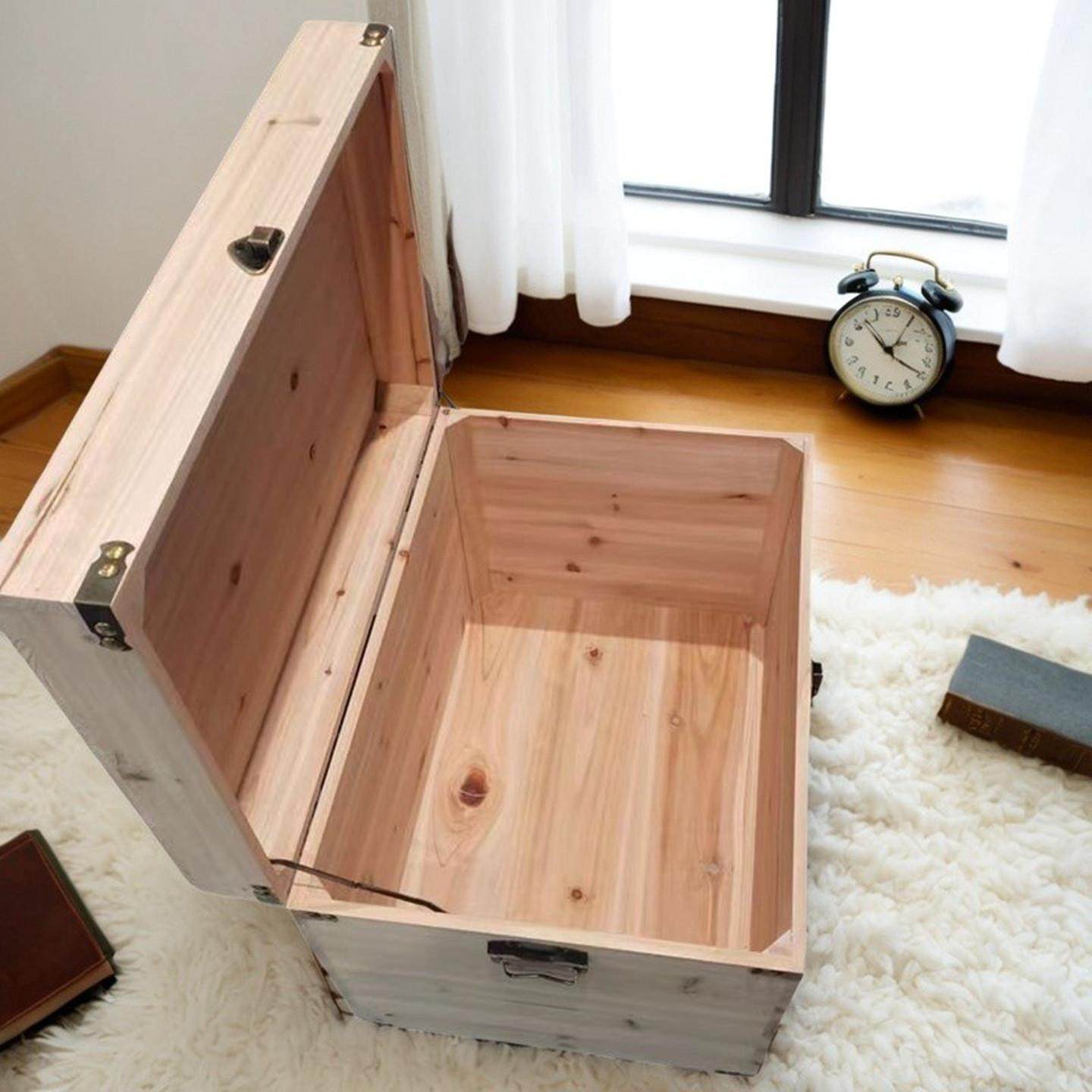 复古原木箱带锁实木箱定制仿古箱子装饰旧木箱超大号储物箱收纳箱,收纳整理,收纳箱,淘宝优惠券,粉丝福利购,淘宝优惠卷