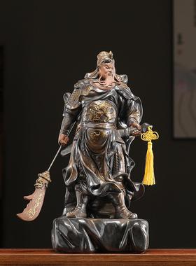 陶瓷关公像饰品武汉财神家祭拜客厅办公室关帝胜军关公像关羽