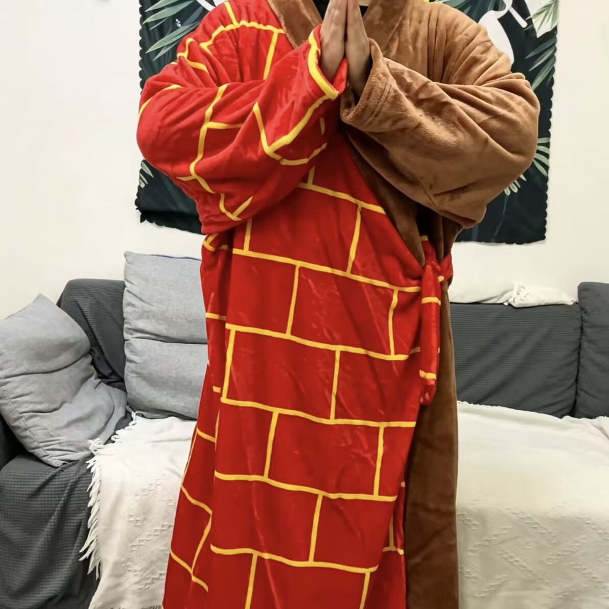 唐僧服装西游记师徒四人睡袍睡衣