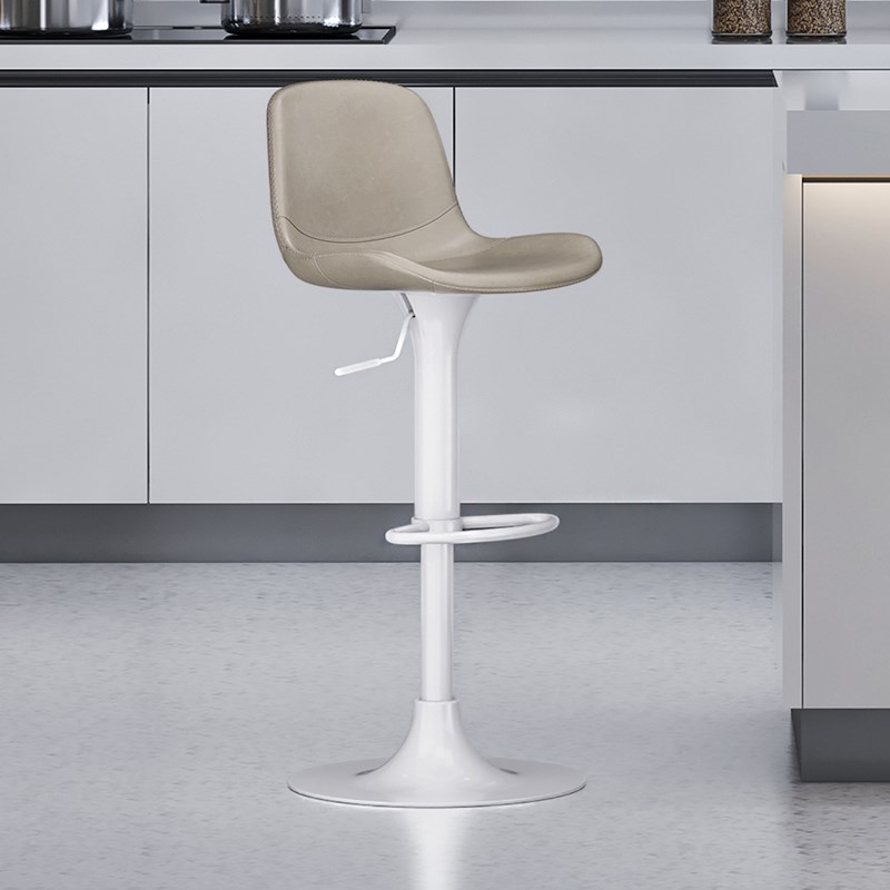 热销升降吧台椅高脚凳旋转家用轻奢仿古欧式美式岛台椅子现代简约