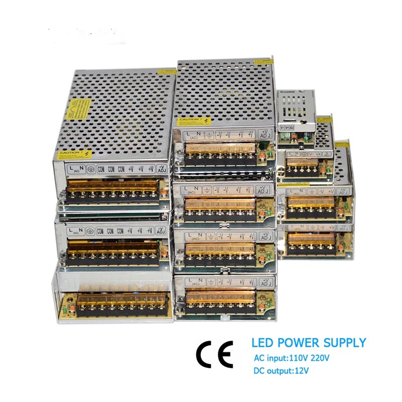 热销LED灯带开关电源 12V灯条驱动变压器 适配器 镇流器 220V转12