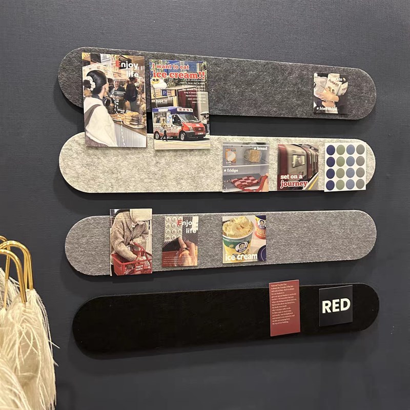热销照片墙展示板学生宿舍照片收纳展示墙拍立得毛毡板毛毡墙贴留