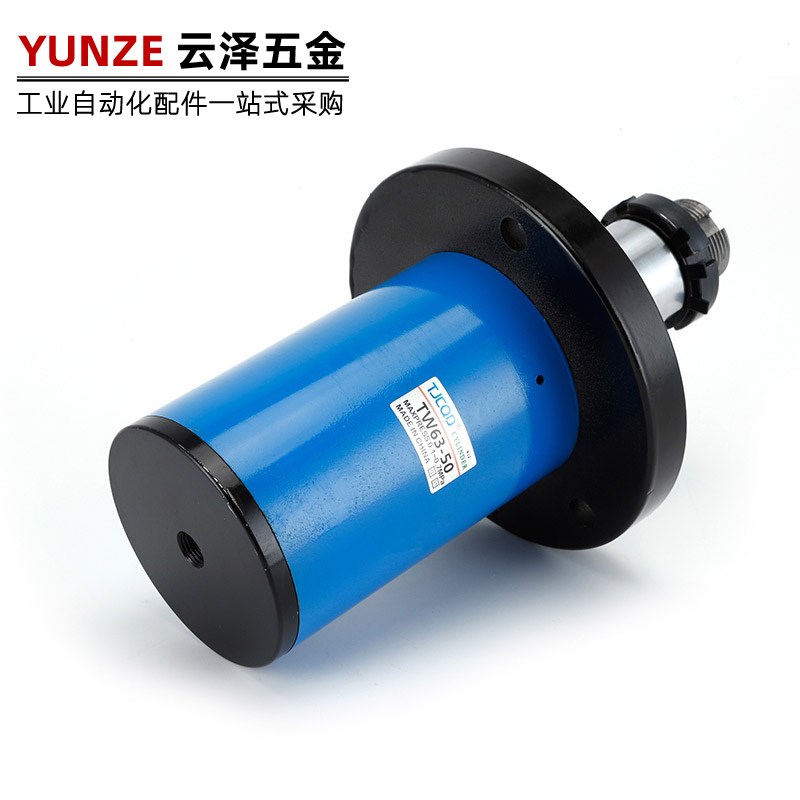 热销木工机械砂光机砂带涨紧摆动顶紧气缸TW63x58/80x58/90x75D加