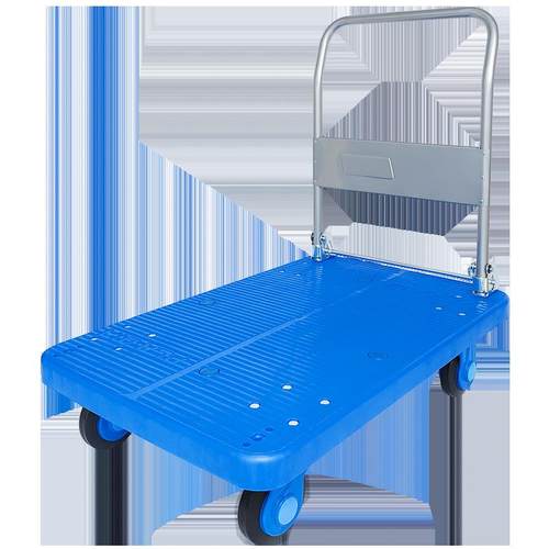 日本Kanatsu静音平板手推车拉货折叠四轮搬运拖板车PLADIA载300KG