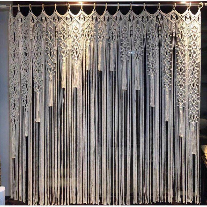 手工编织窗帘挂毯门帘壁挂帘头大型窗幔名宿房间装饰挂毯波西米亚,居家布艺,挂毯/壁毯,淘宝优惠券,粉丝福利购,淘宝优惠卷