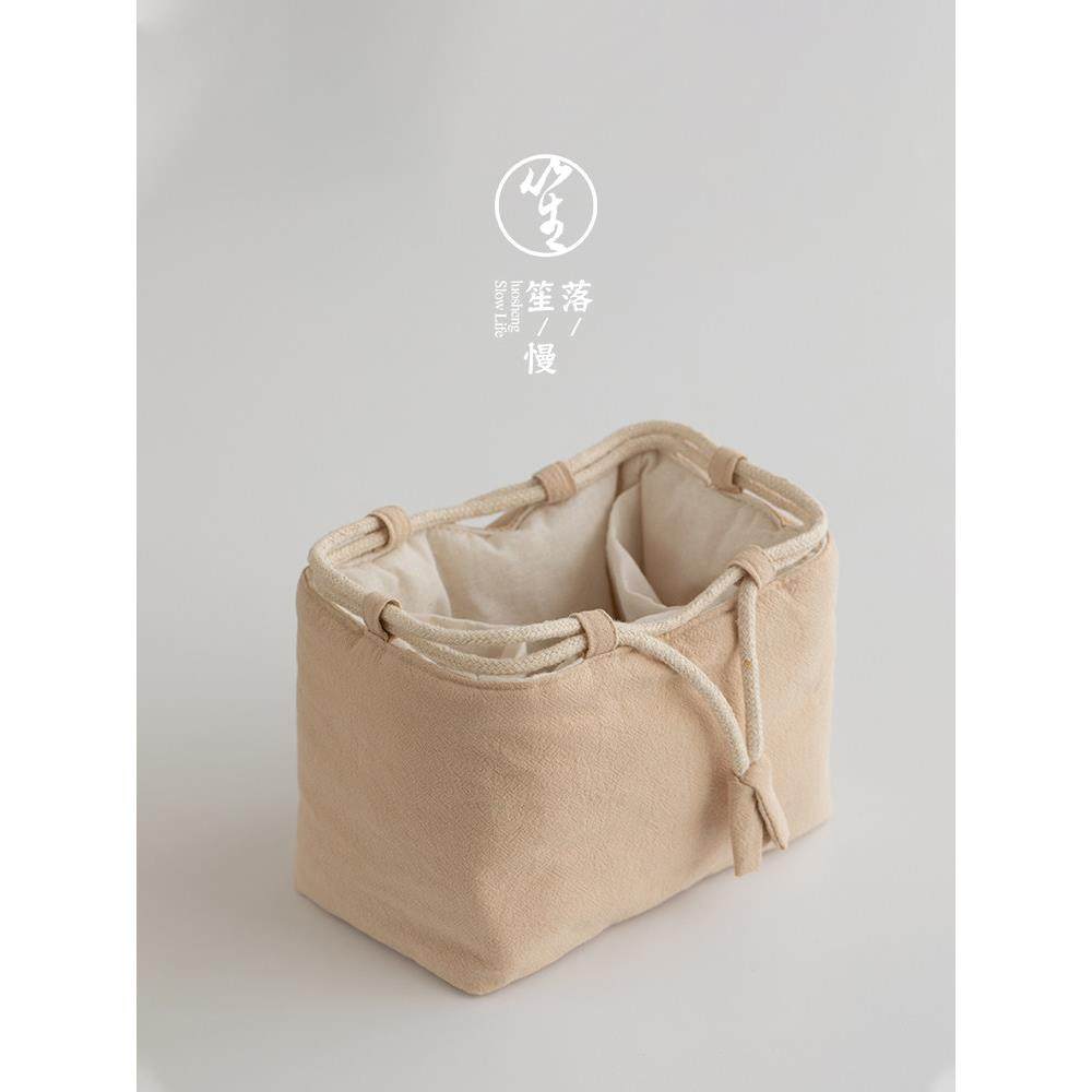 落笙棉麻茶杯茶壶套装收纳袋加长加厚旅行茶具包大号便携布袋布包,餐饮具,茶道/零配,淘宝优惠券,粉丝福利购,淘宝优惠卷