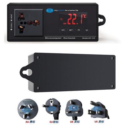 水族箱高数精度电子显温控器养温殖守宫陆龟鱼缸加热爬虫度控制器