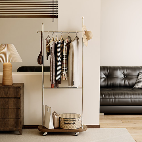 落地简易可移动挂衣架
