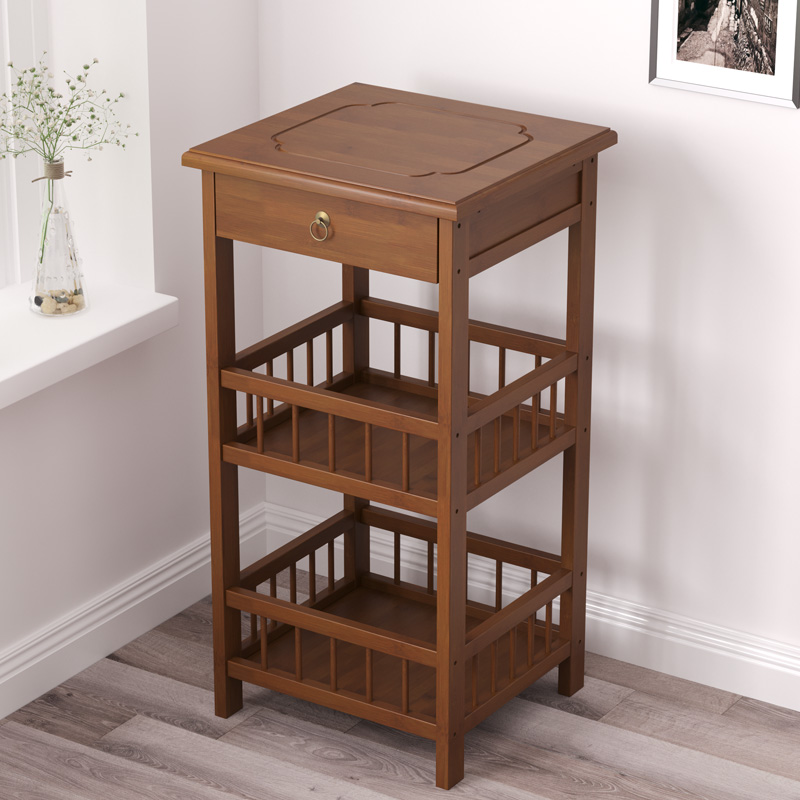 茶水柜茶柜置物架家用茶叶茶台桌边D柜茶具办公室收纳储物摆件茶