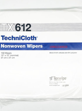 Texwipe无尘布TX1009/TX1008/TX1008B/TX609/TX612净化清洁擦拭布