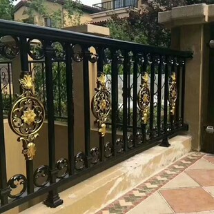 栏杆护栏围栏栅栏篱笆阳台室外花园户外铝合金院坝庭院别墅铝艺露