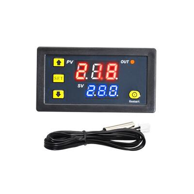 W3203高控精度温度控制器数显温控器模块温开关微型12V24V/AC220V