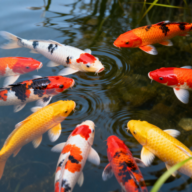 顺丰锦鲤金鱼活鱼冷水淡水好养耐活鱼苗观赏鱼红白三色黄金