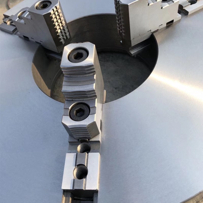 K11 400A 三爪自定心卡盘 配正反双用分离爪 三爪卡盘配环球卡盘