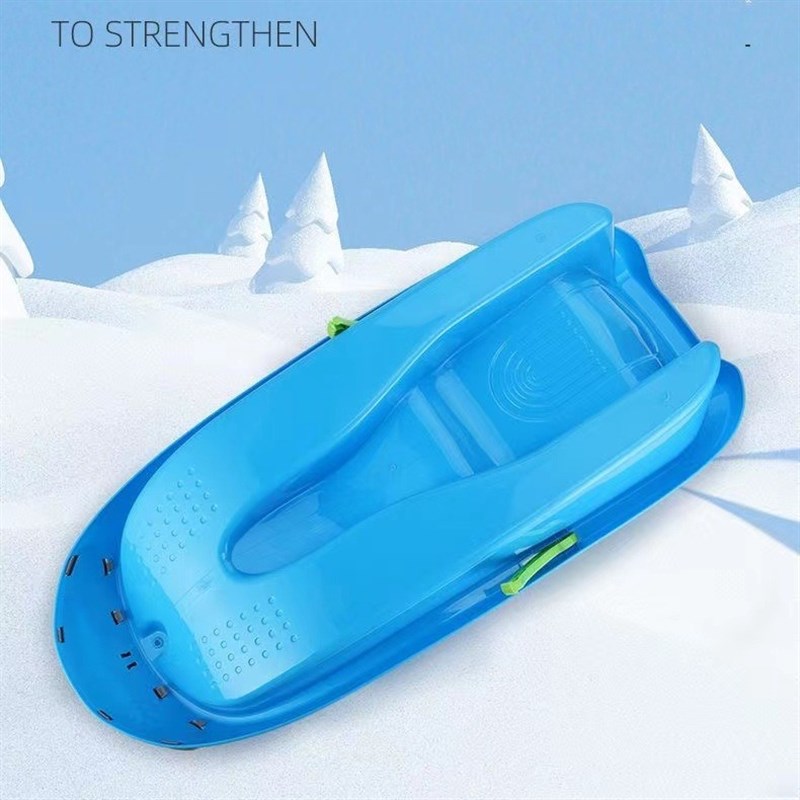 滑草板儿童成人加厚耐磨滑沙板高靠背双人滑雪板划草片雪橇爬犁车