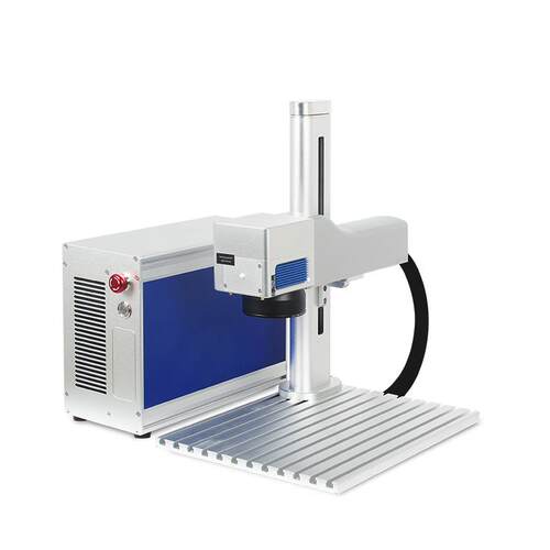 小型桌面式分体光纤激光打标机金属铁铭牌狗牌激光打码机MZF-A