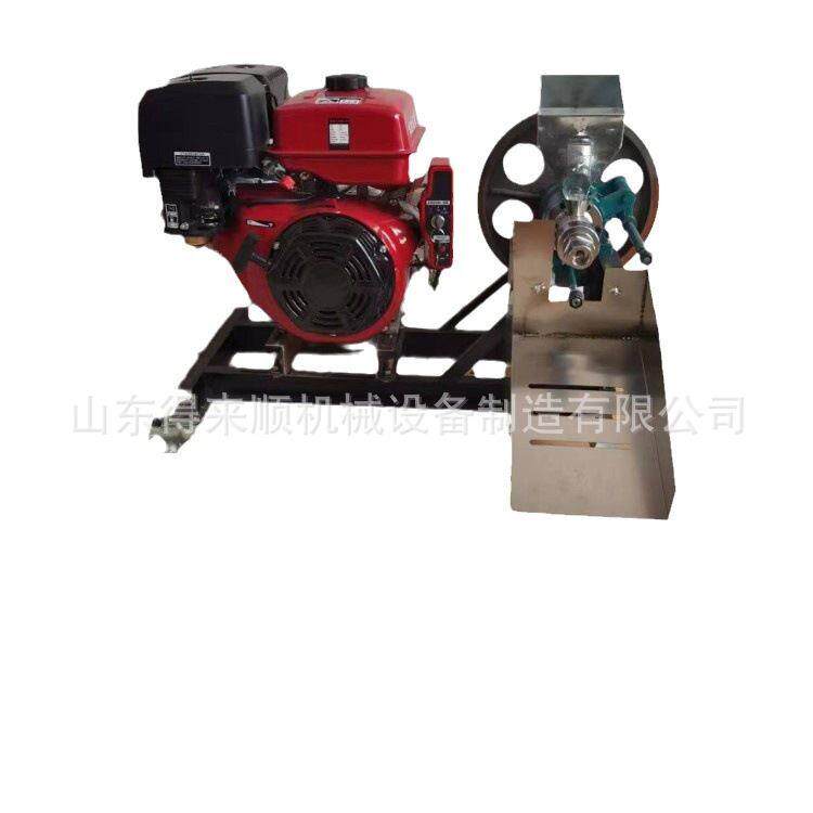 摆地摊永玉米膨化机汽油组合双机头膨化机淬火五谷杂粮爆米花机