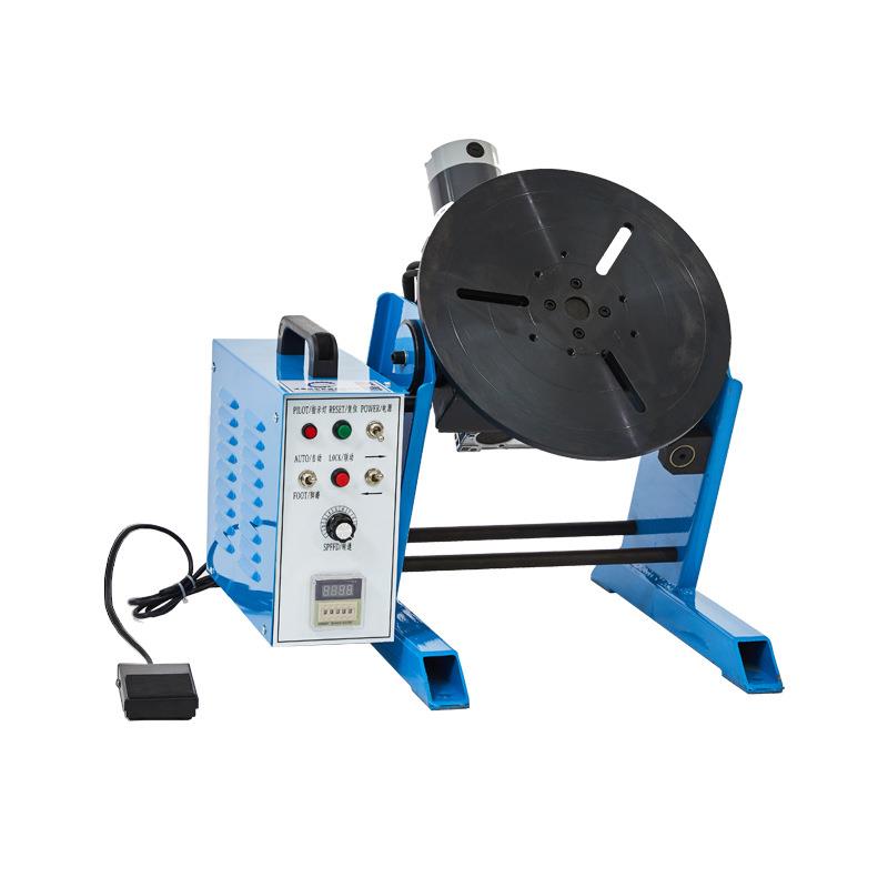 自动焊接变位机氩弧二保焊翻转工作台50公斤管法兰环缝旋转变位器