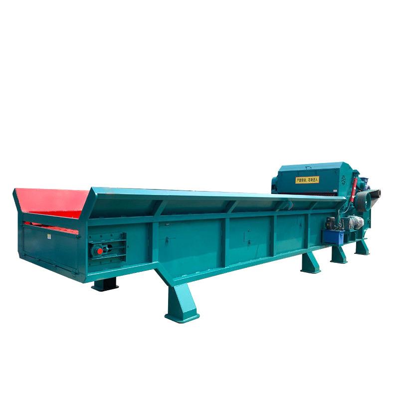 新型木材综合破碎机大料口综合木头粉碎机皮带进料树枝竹竿削片机