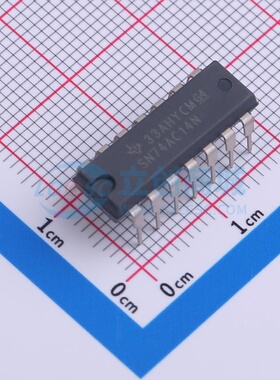 反相器 SN74AC14N PDIP-14 TI/德州 电子元器件配单原装正品