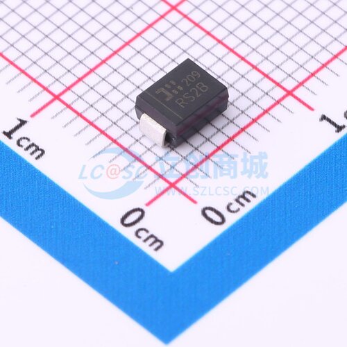 快恢复/高效率二极管 RS2B-13-F SMB DIODES(美台) 电子元件配单