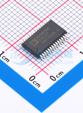 模数转换芯片ADC AD9826KRSZRL SSOP-28 ADI(亚德诺) 电子元器件