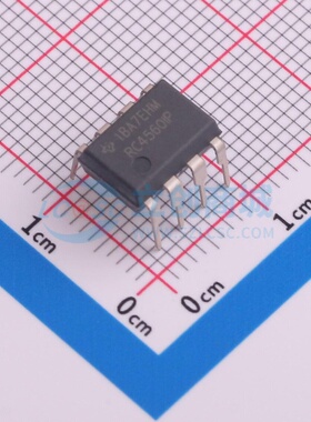 音频功率放大器 RC4560IP PDIP-8 TI/德州 电子元件配单原装正品