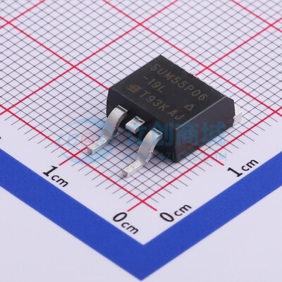 场效应管(MOSFET) SUM55P06-19L-E3 TO-263 VISHAY(威世) 元器件