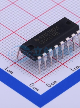 触发器 CD40174BE PDIP-16 TI/德州 电子元器件配单原装正品