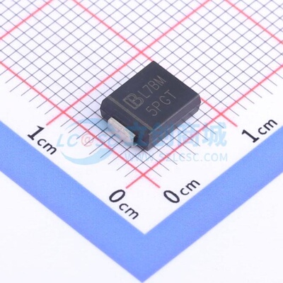 静电保护器(TVS/ESD) 5.0SMDJ78A/TR13 DO-214AB Brightking/君耀