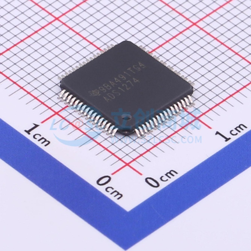 模数转换芯片ADC ADS1274IPAPR HTQFP-64 TI/德州 电子元器件配单