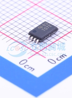 FET输入运放 TL072CPWR TSSOP-8 TI/德州 电子元器件配单原装正品