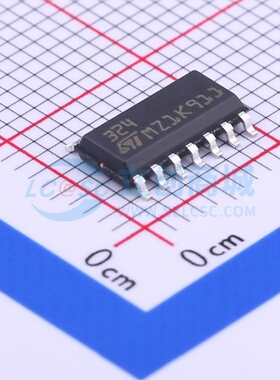 运算放大器 LM324DT SOIC-14 意法半导体芯片 电子元器件原装正品